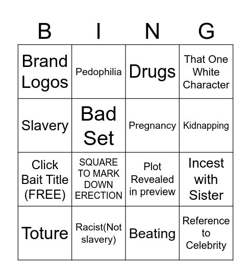 Tomorrows Teachings Bingo Card