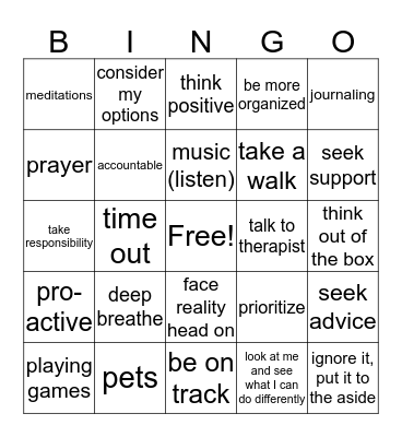transitions     (cope) Bingo Card
