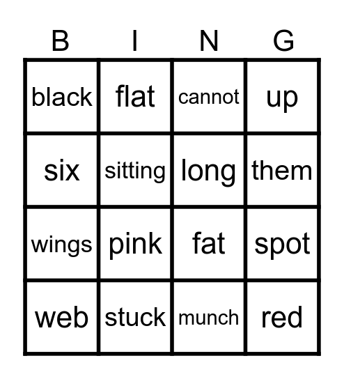 Green Book 8 - The web - Bingo Card