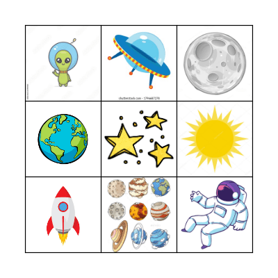 universe Bingo Card