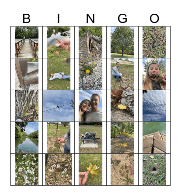 Berton Family Bingo Card