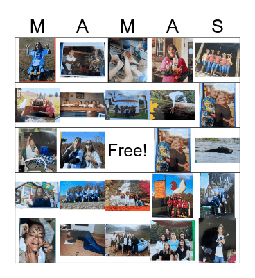 MOUNTAIN MAMAS 2023 Bingo Card