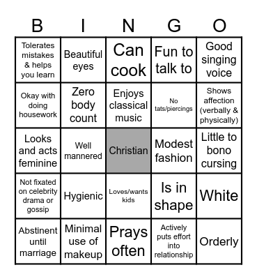 f83738288282929 Bingo Card