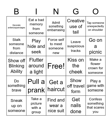 CRYPTID-1 Bingo Card