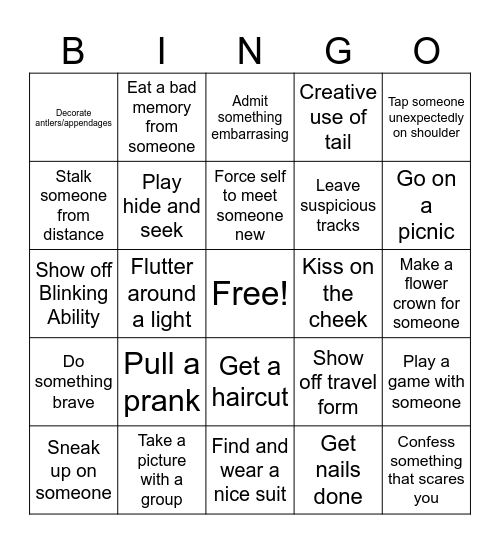 CRYPTID-1 Bingo Card