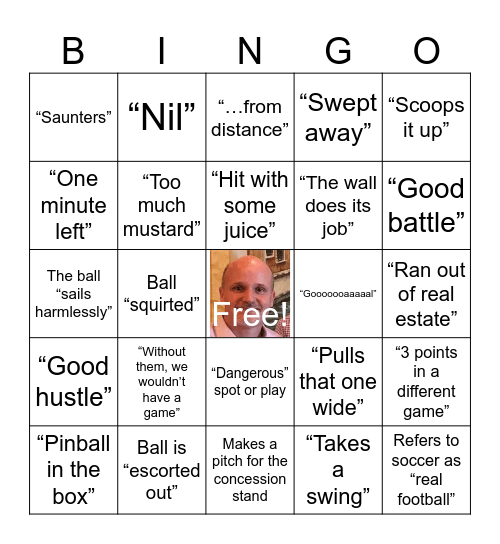 MATT Bingo Card