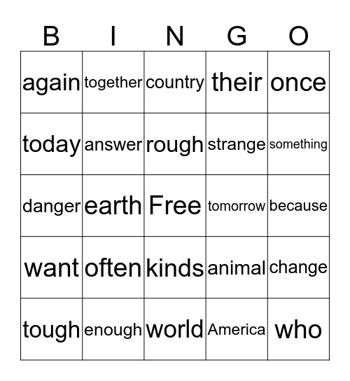 Bingo 100-115 Bingo Card
