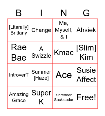 Fall 2023: Residency 2 Rockstars! Bingo Card
