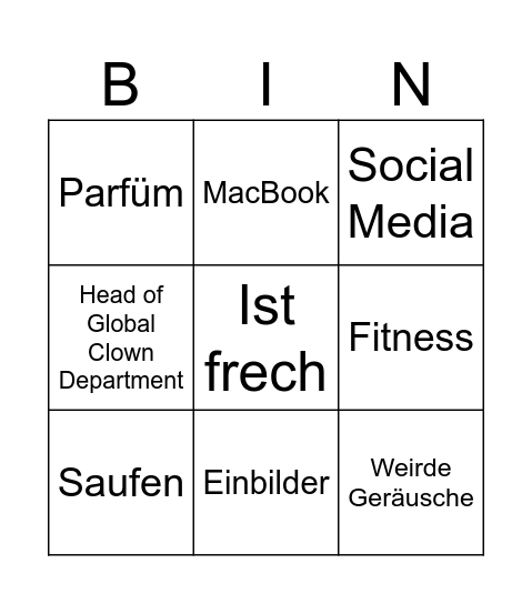 Fiete Bingo Card