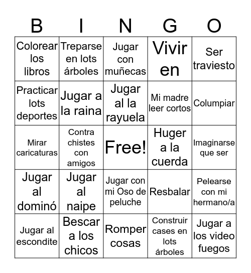 What do you expect here? Bingo Card