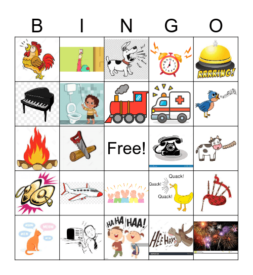 SOUND Bingo Card