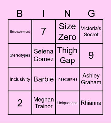 FEMME BINGO Card