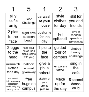 Teeter Totter Buy A Phi Bingo Card