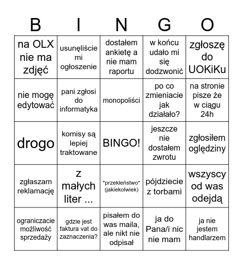 CS BINGO 2.0 Bingo Card