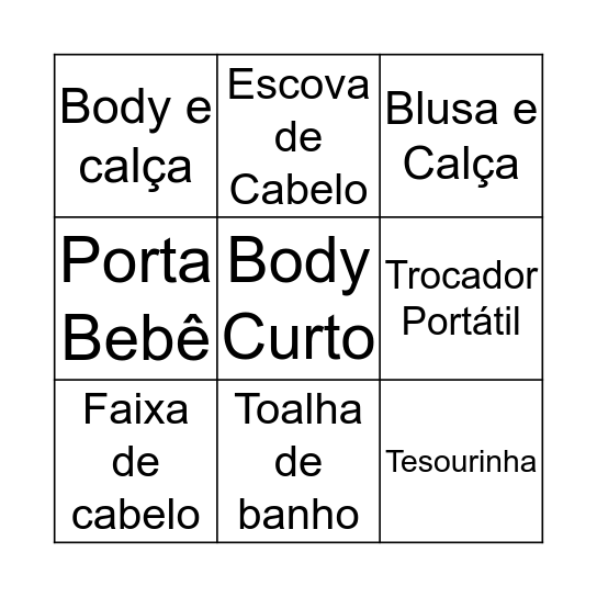 Bingo da Helo Bingo Card