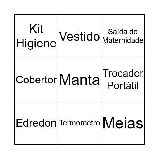 Bingo da Helo Bingo Card