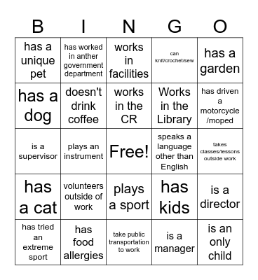 Retreat Bingo Card