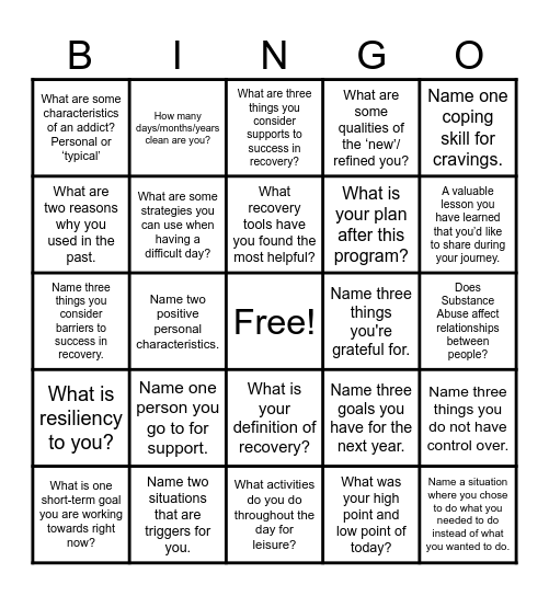 EECM Bingo Card