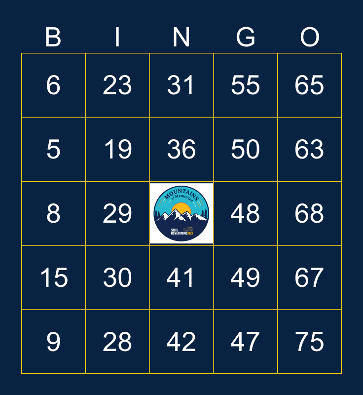 SNHU Bingo Card