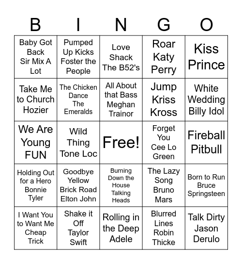 PARTY MIX Bingo Card