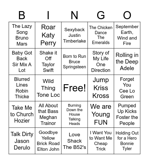 PARTY MIX Bingo Card