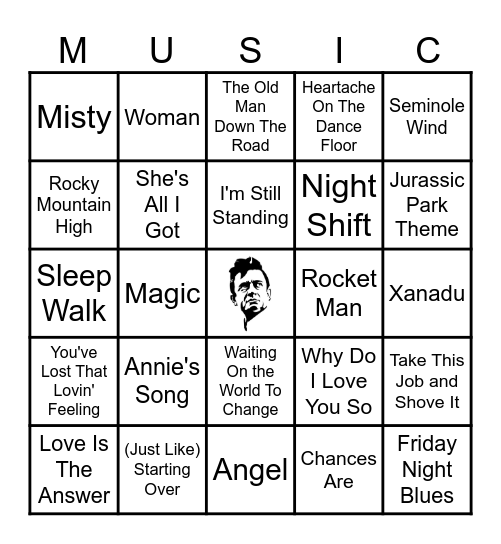 DEAR JOHN... Bingo Card