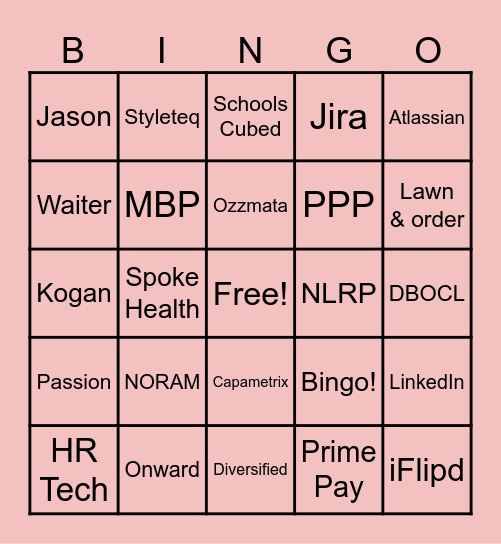 Happy Birthday Jhy, Leo, Justin, and Anya! Bingo Card