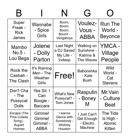 Cat Rescue Wanaka Bingo Card