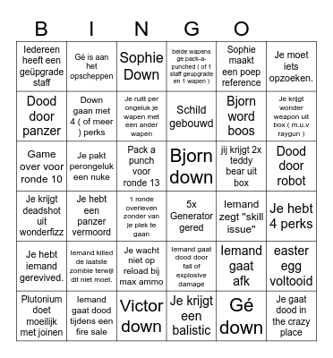 Origins bingo. Bingo Card