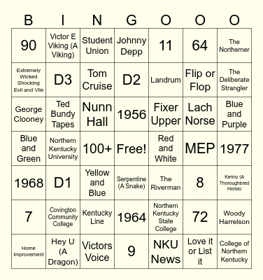 2023 Fall Luncheon Bingo Card