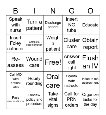 Time management Bingo Card