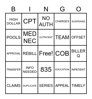 PFS Week 2023 Bingo Card