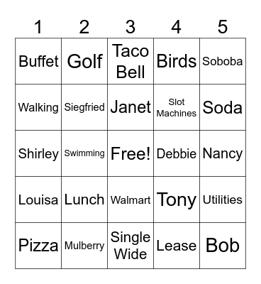 Pueblo Fun Find Game! #2 Bingo Card