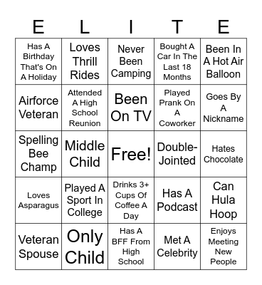 Nashville Company Meeting Bingo Card