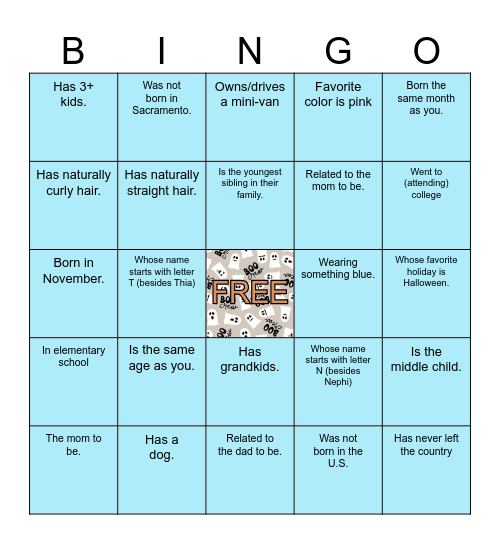 Scavenger BINGO!! Bingo Card