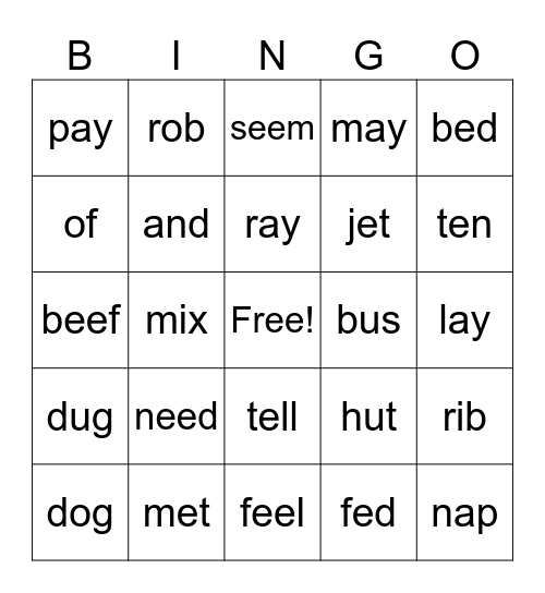Sonday 1- Level 9 Bingo Card