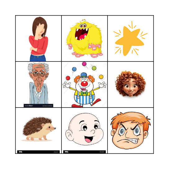 Bingo Ansoddeiriau Bingo Card