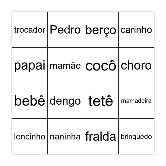 foto do bingo do choro