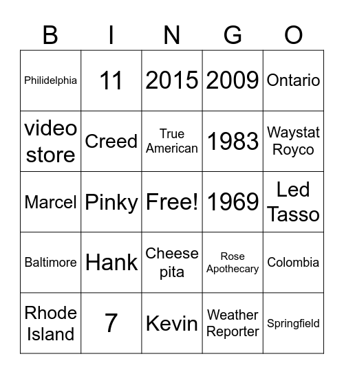 Late Night DMs Bingo Card