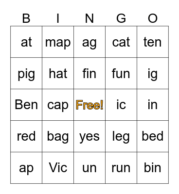 Classroom 11 Open Lesson Bingo Card