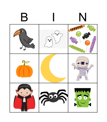 Halloween Bingo Card