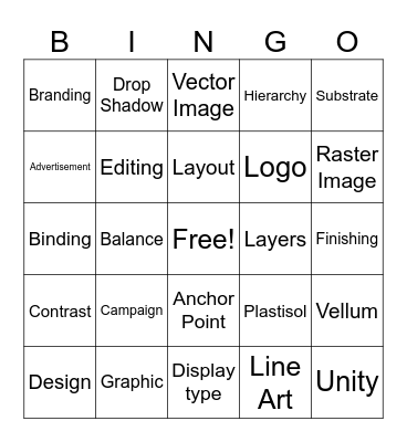 Graphic Bingo Card