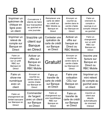 BINGO JOURNÉE NUMÉRIQUE Bingo Card