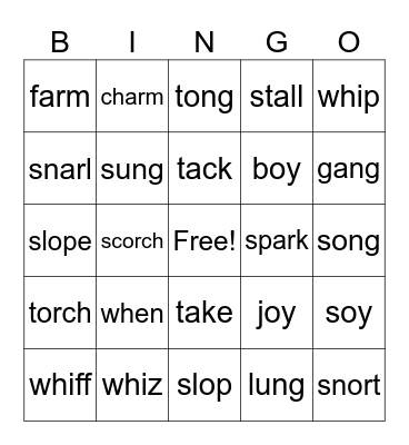 Sonday Level 23 Bingo Card