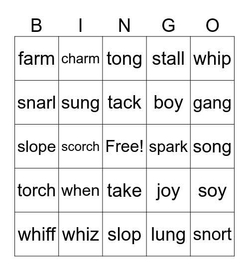 Sonday Level 23 Bingo Card
