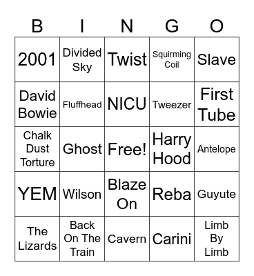 MSG NEW YEARS RUN Bingo Card