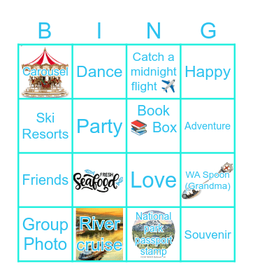 Washington State Bingo Card