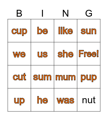 Batty BINGO Card