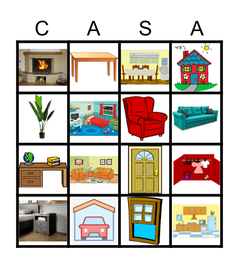 La Casa Bingo Card