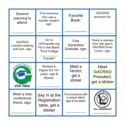 "The More You Know" Blackout BINGO Card